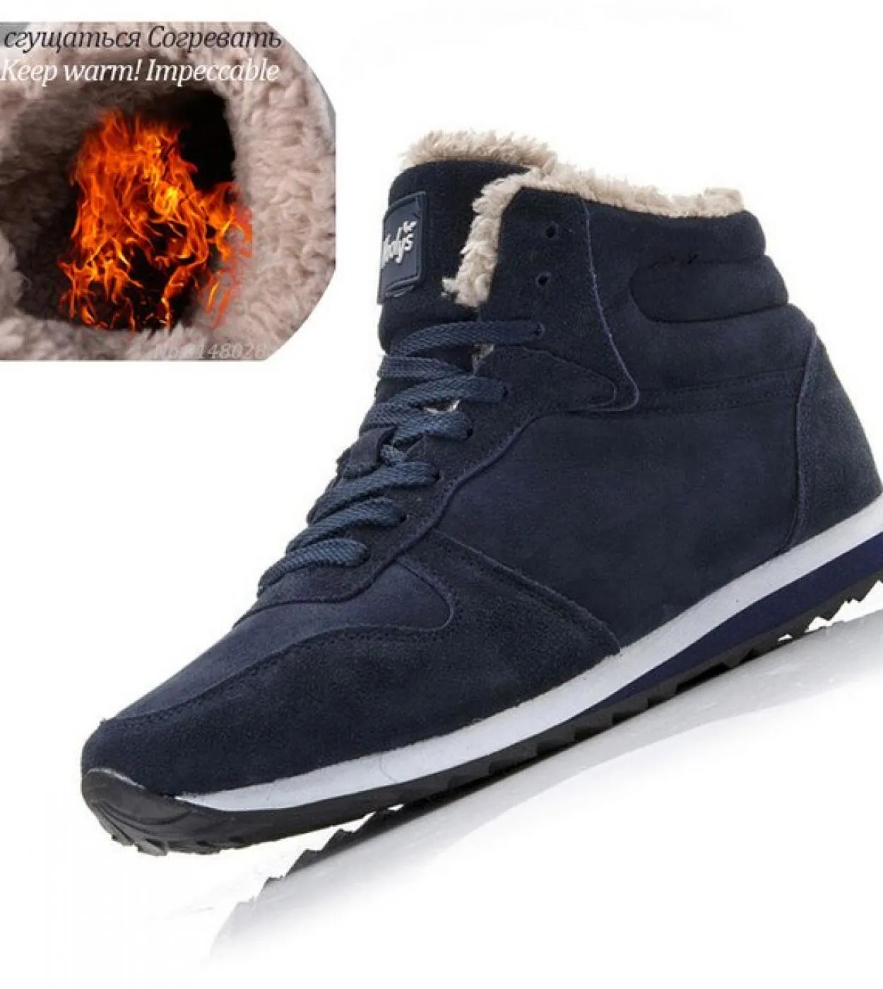 Stivali da uomo Scarpe invernali Sneakers invernali leggere da uomo Chaussure Homme Plus Size 3548 Paio di scarpe da neve Botas