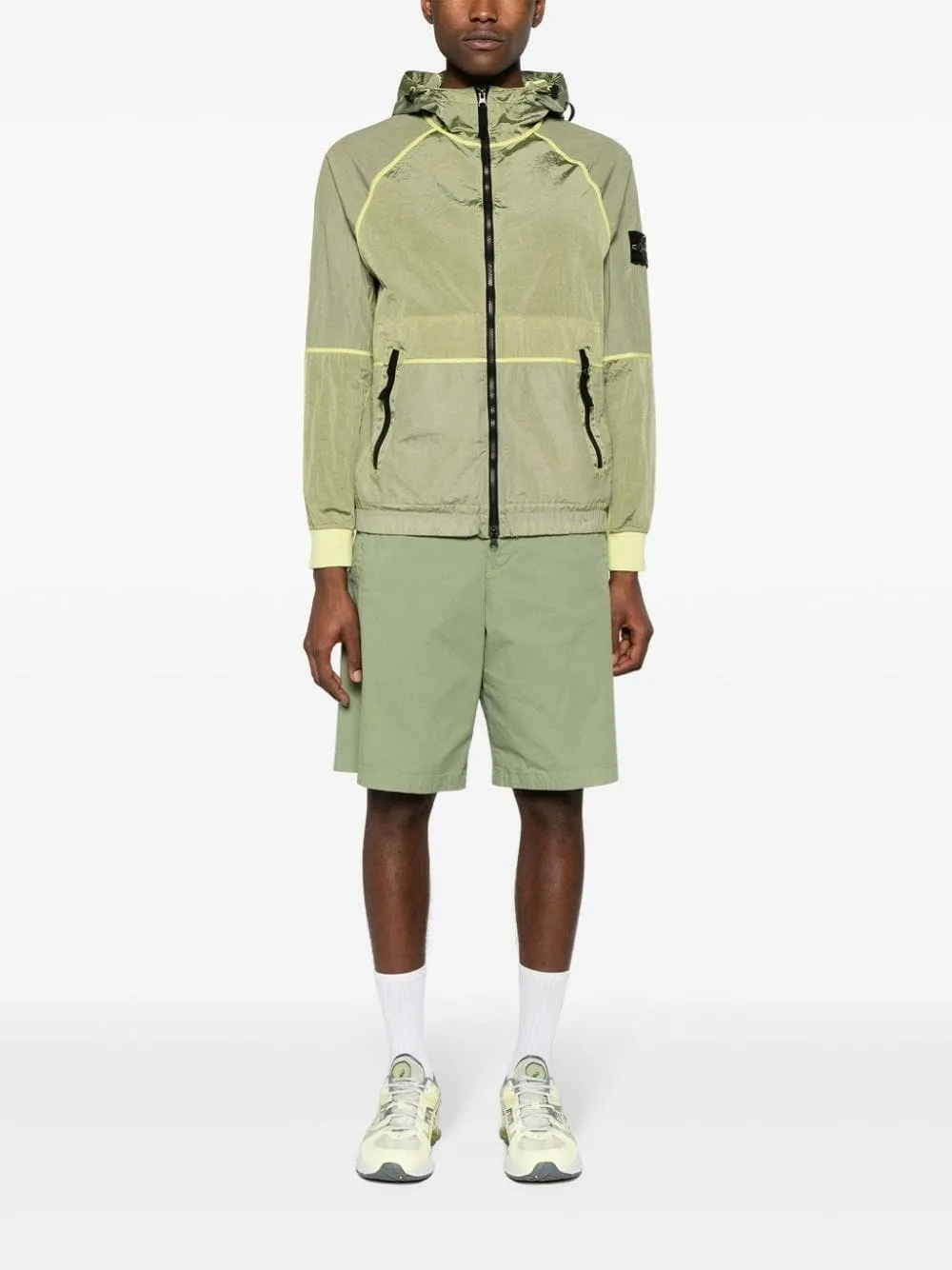   Stone Island  Giacca con cappuccio in Nylon Metal  
