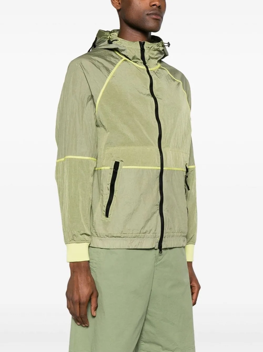   Stone Island  Giacca con cappuccio in Nylon Metal  