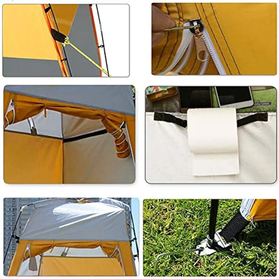 Tenda Leggera,Tenda per Zaino in Spalla all’Aperto,Tenda Pop-up Leggera Impermeabile per 1 Persona,per Campeggio ng Vacanze,Inst