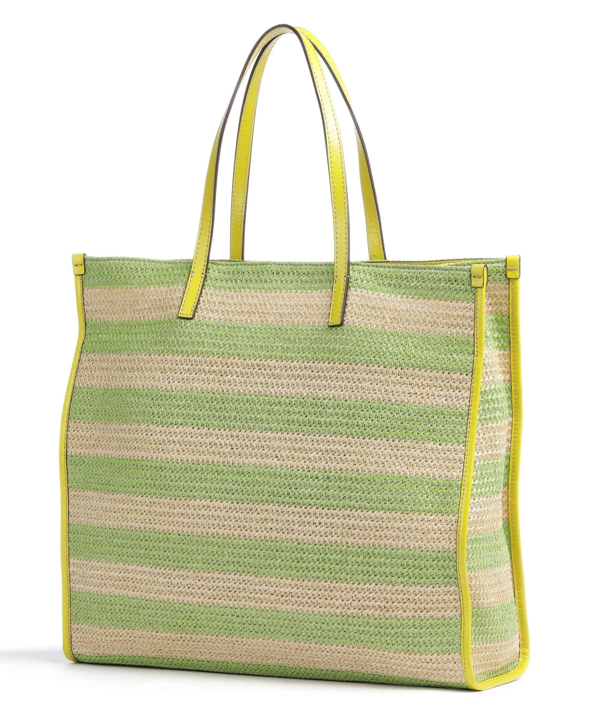  The Bridge Mirra Wow Borsa shopper libro verde/beige  