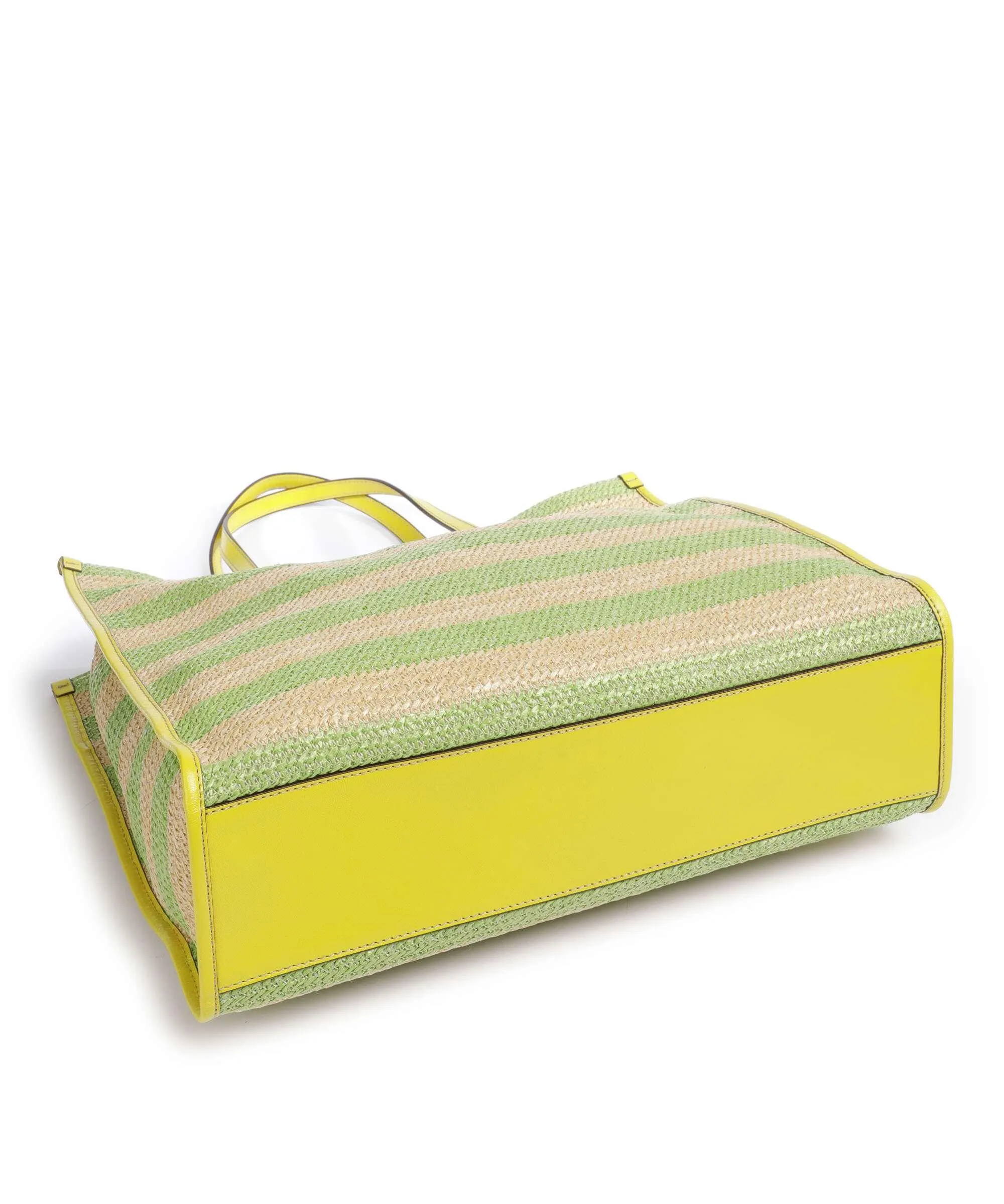  The Bridge Mirra Wow Borsa shopper libro verde/beige  