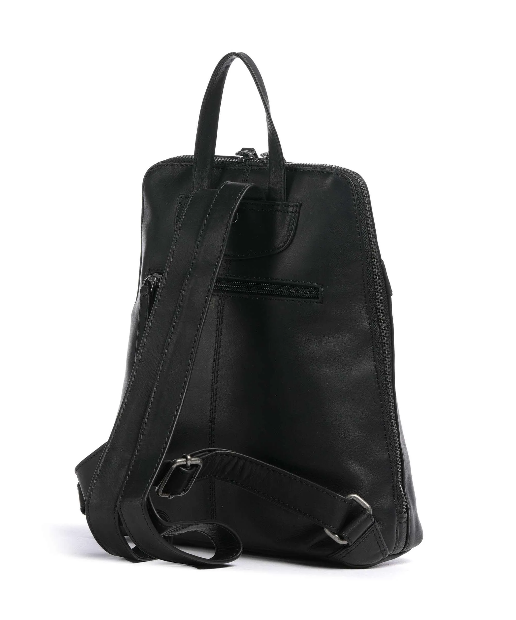  The Chesterfield Brand Cow Wax Pull Up Linford Zaino pelle bovina nero  