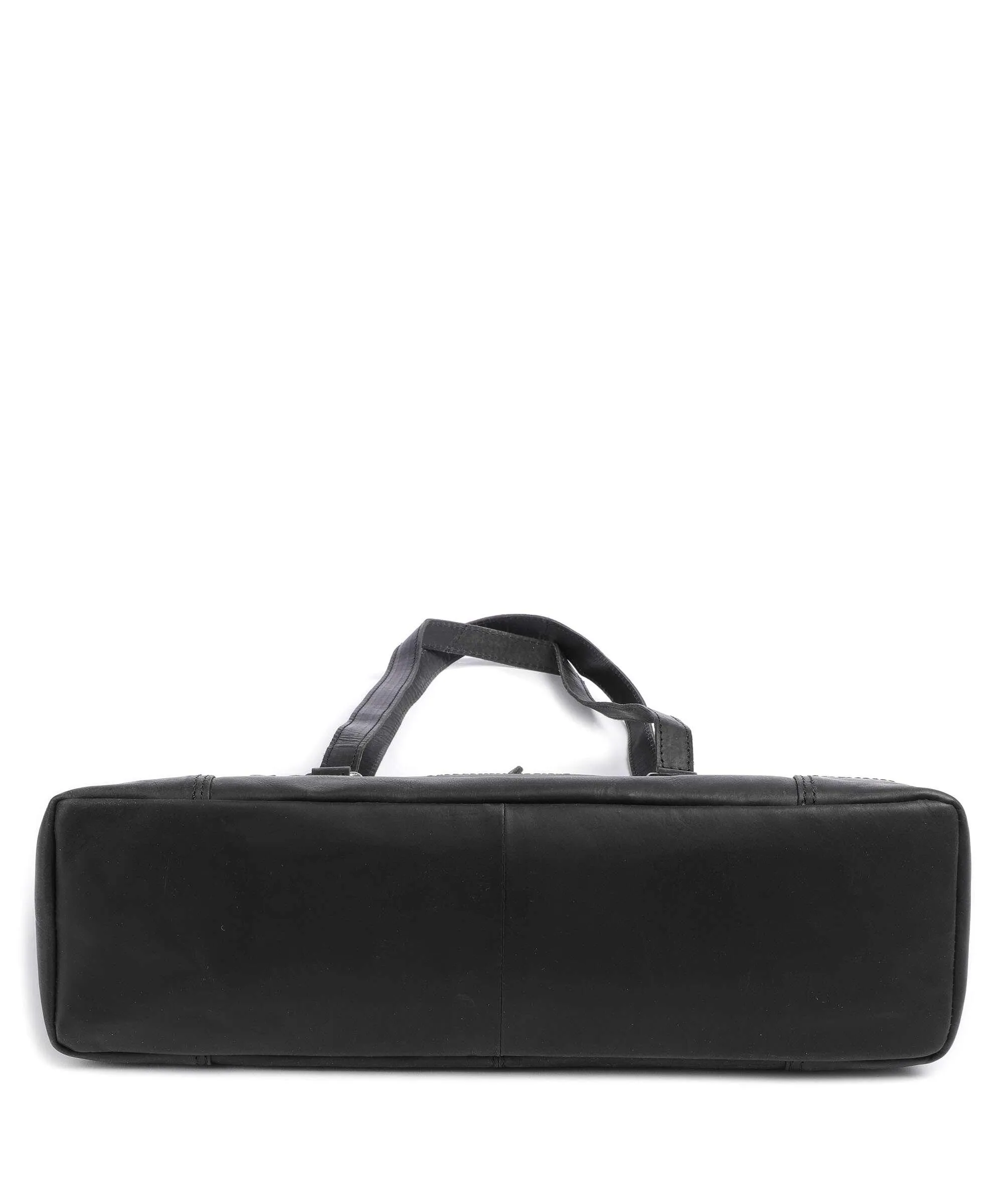  The Chesterfield Brand Cow Wax Pull Up Lugano Borsa shopper 14″ pelle di vacchetta pull-up nero  