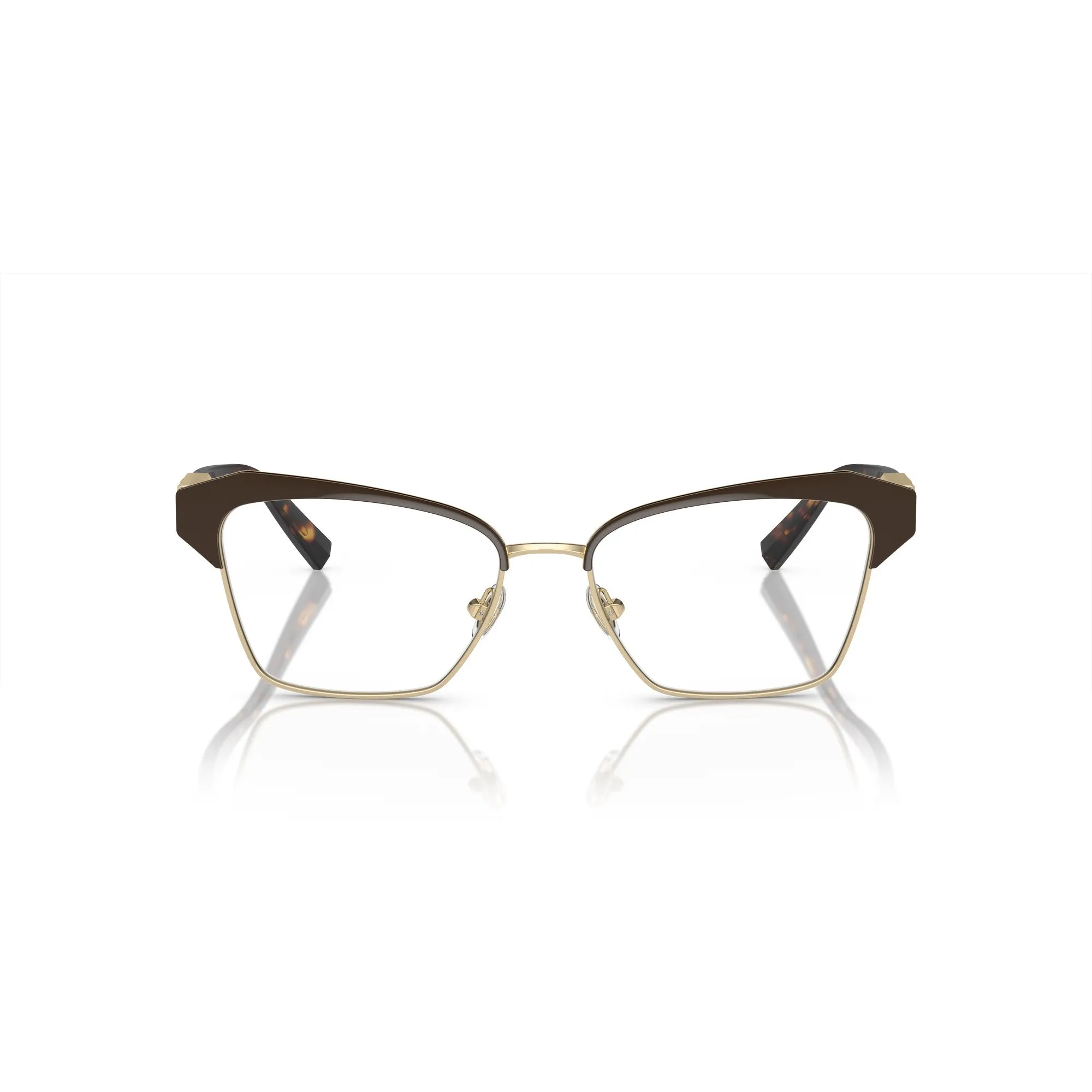   Tiffany TF 1156B - 6204 Marrone Su Oro Pallido | Occhiale Da Vista Donna 