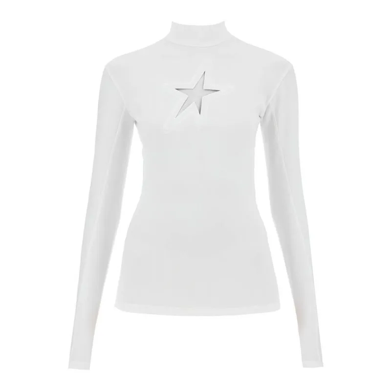 Top a maniche lunghe Star