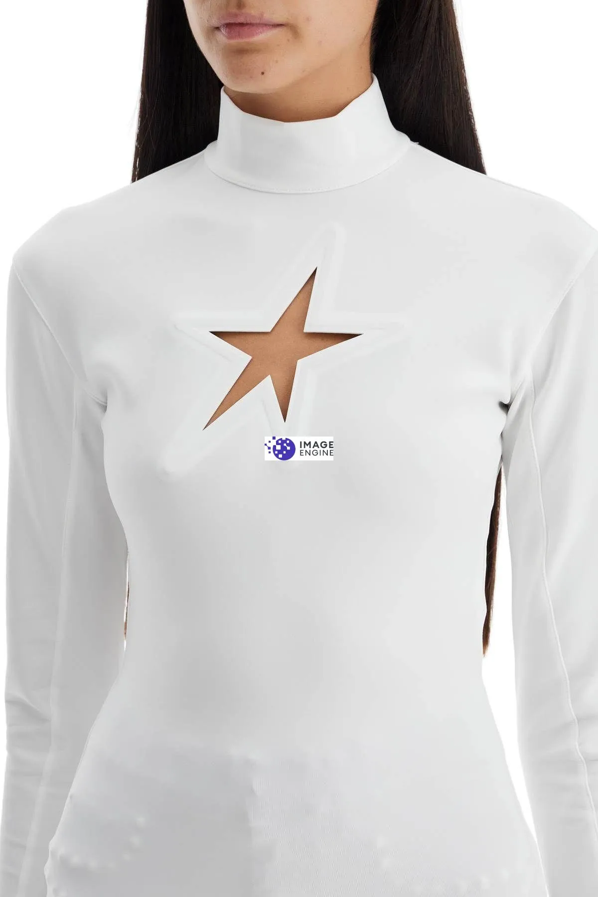 Top a maniche lunghe Star
