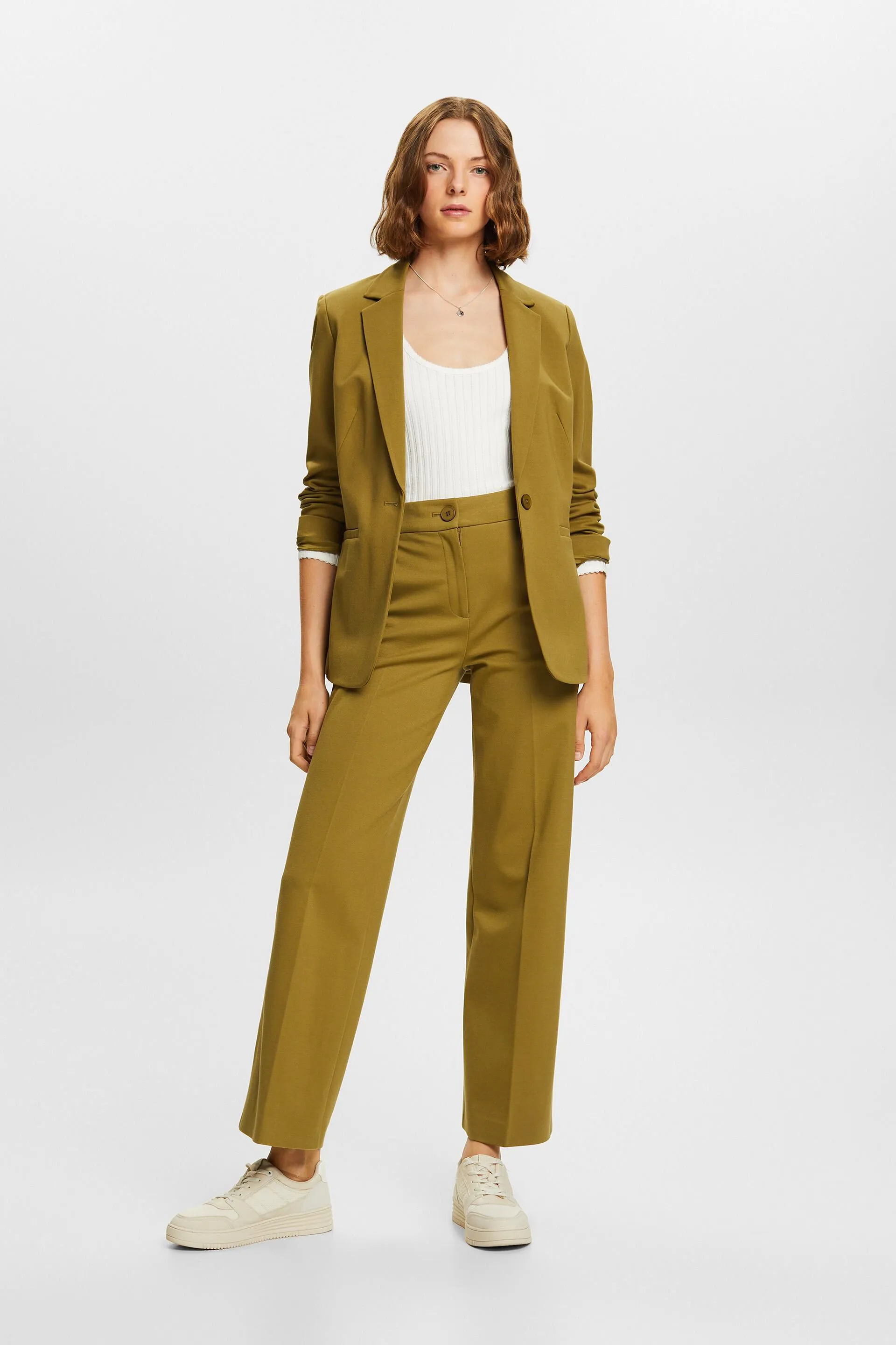 Top con scollo rifinito pointelle