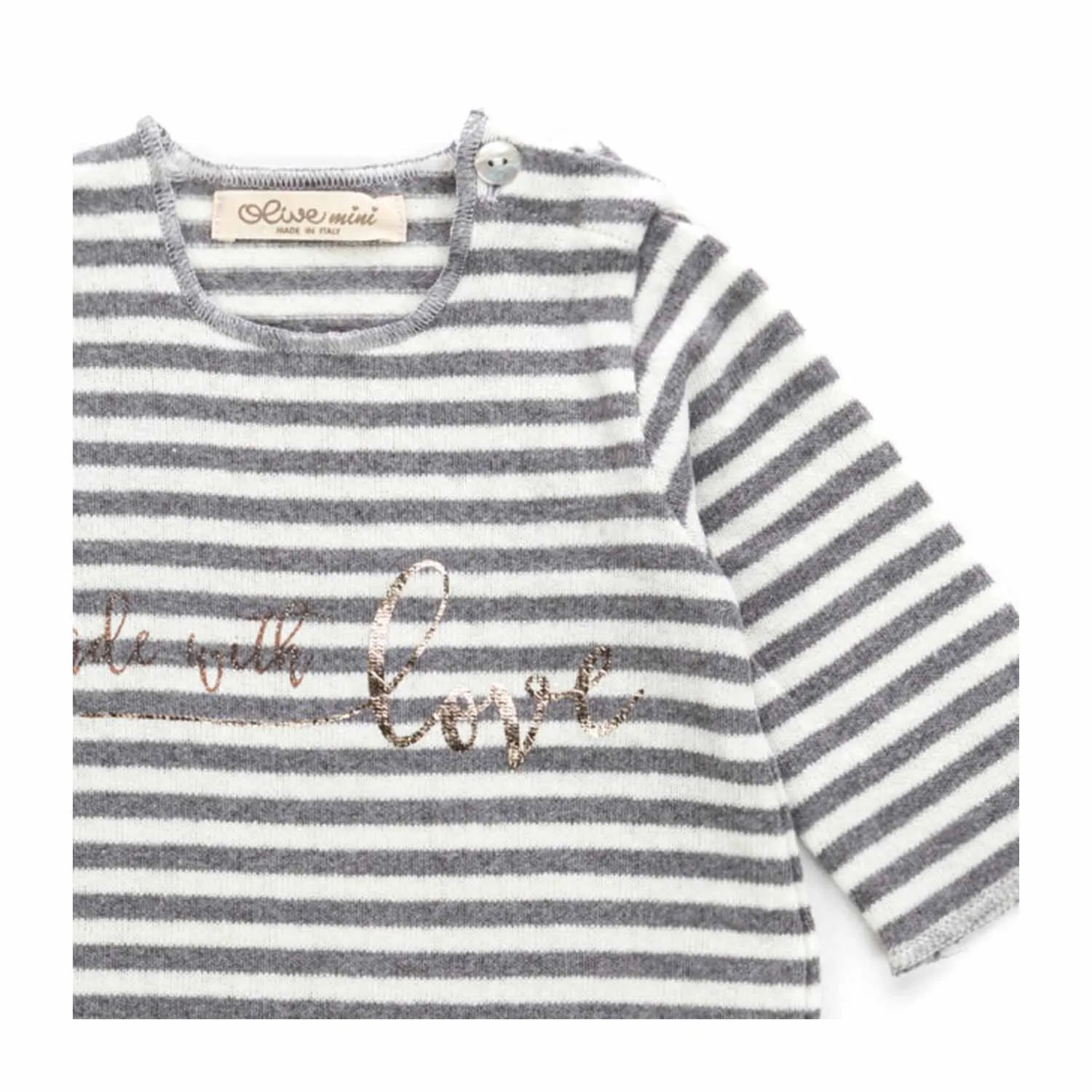 Tutina A Righe Per Neonato Unisex