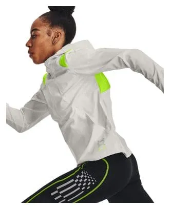 Under Armour Run Anywhere Giacca a vento da donna Bianco Giallo