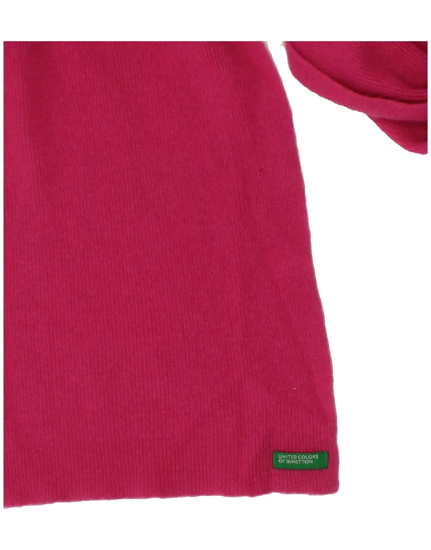 UNITED COLORS OF BENETTON Womens Rectangle Scarf One Size Pink