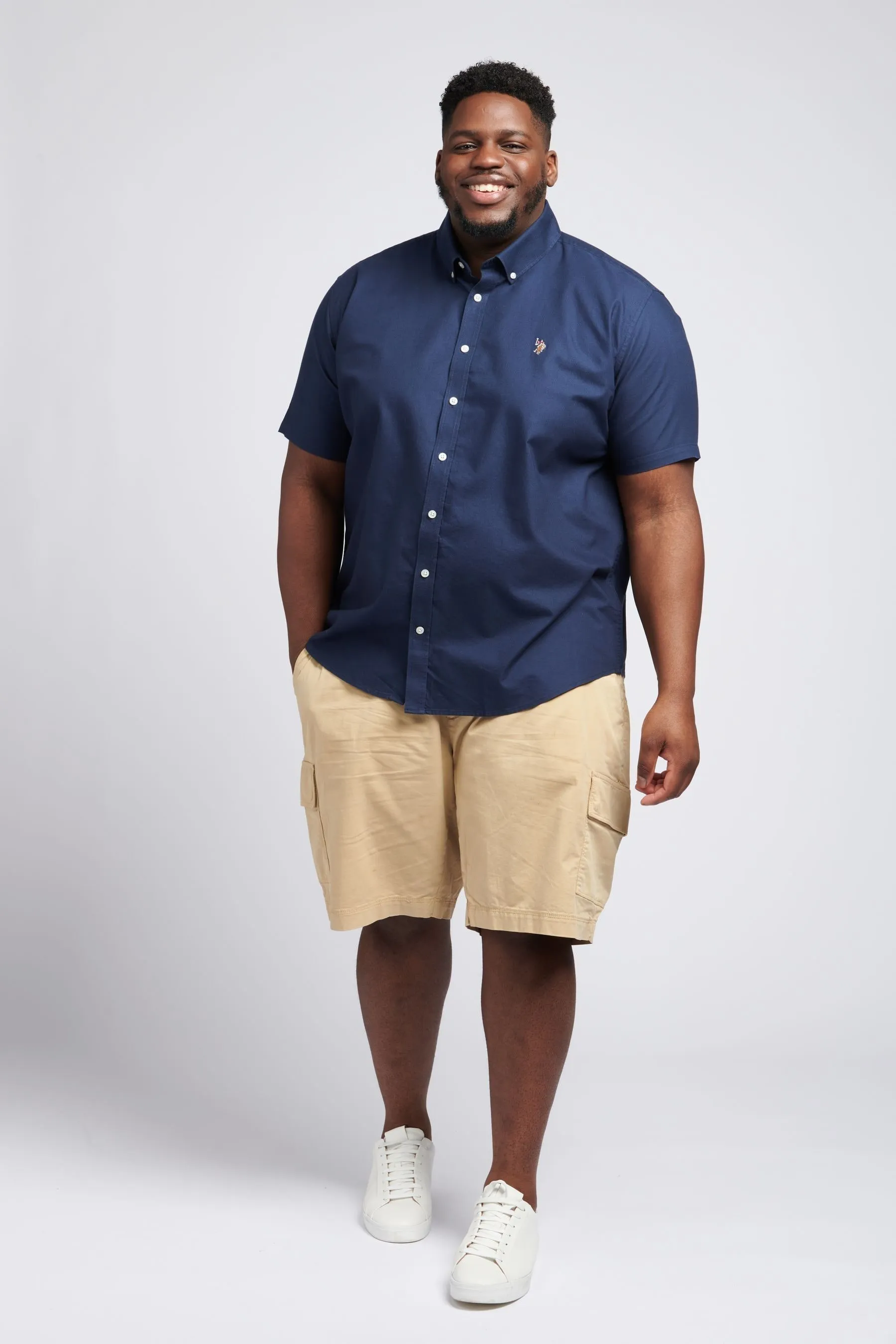 U.S. Polo Assn. - Camicia Oxford Manica corta a righe