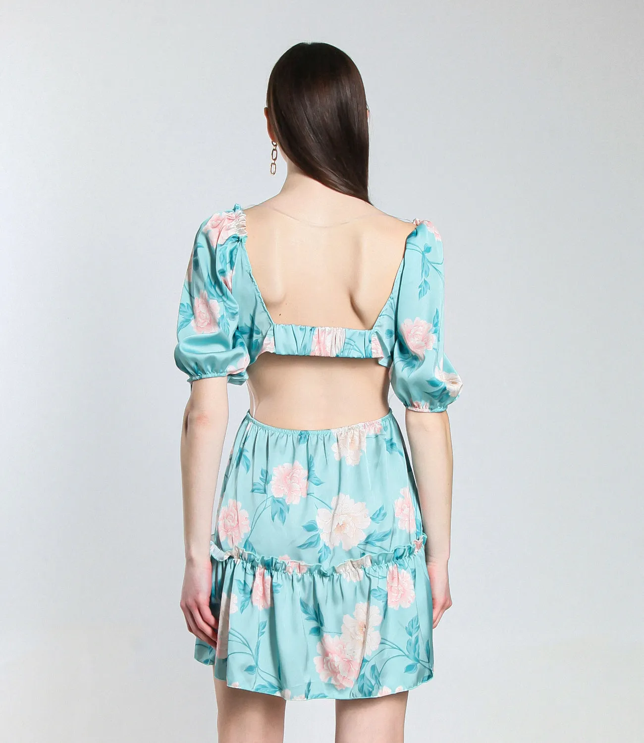 VESTITO ROSES CORTO